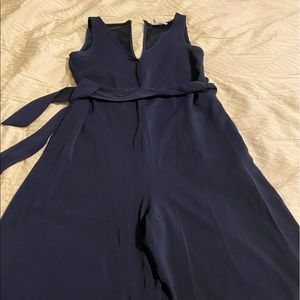 H&M Navy Blue Wide Leg Jumpsuit